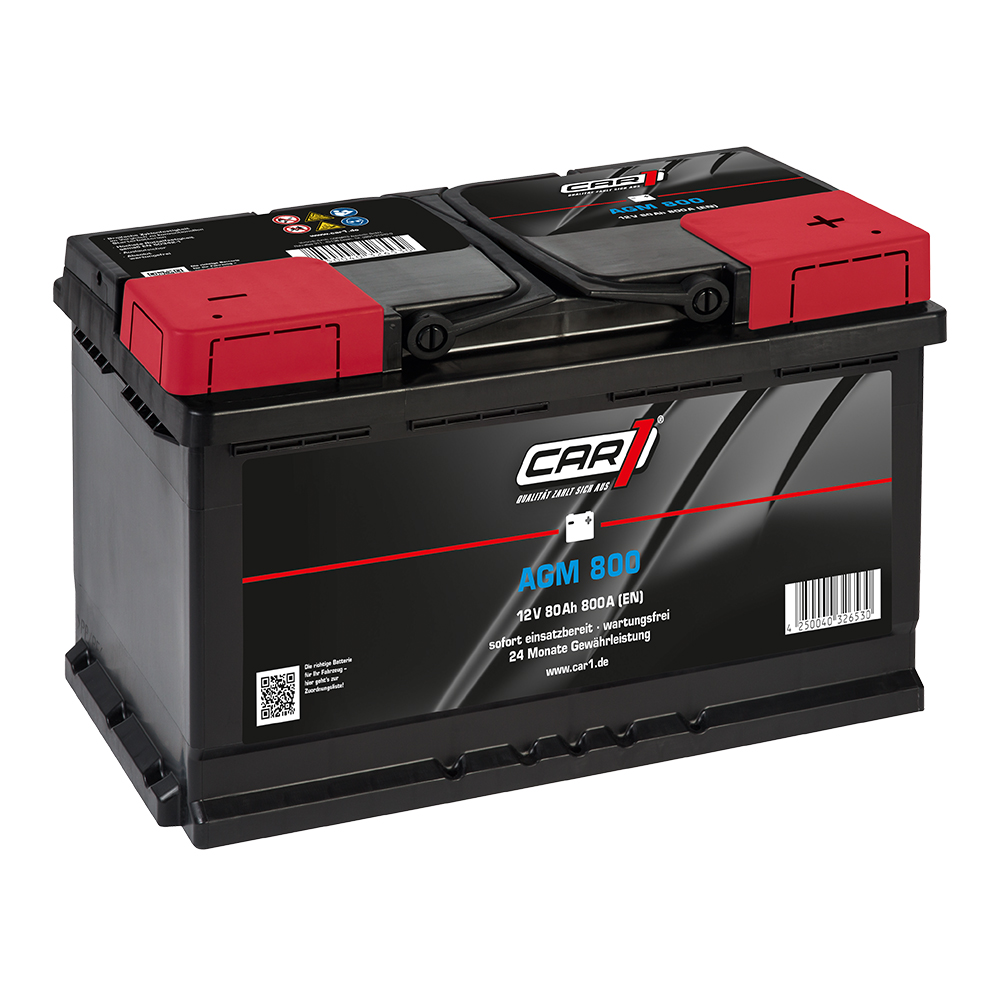 AGM 800 Batterie de démarrage au GEL  