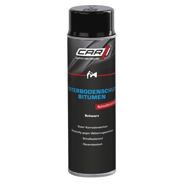 CO 3612 CarOne Antigravillon noir 500ml en spray (Protection bas de caisse)
