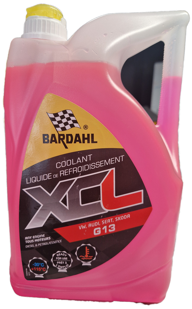 36633 Bardahl XCL G13 LIQUIDE DE REFROIDISSEMENT - 30° 5L (prêt)