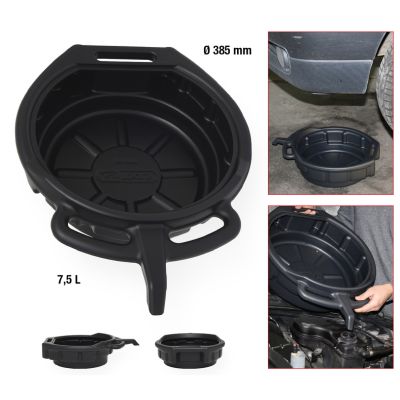 150.9359 KS-Tools Bac de récupération d'huile 7.5L