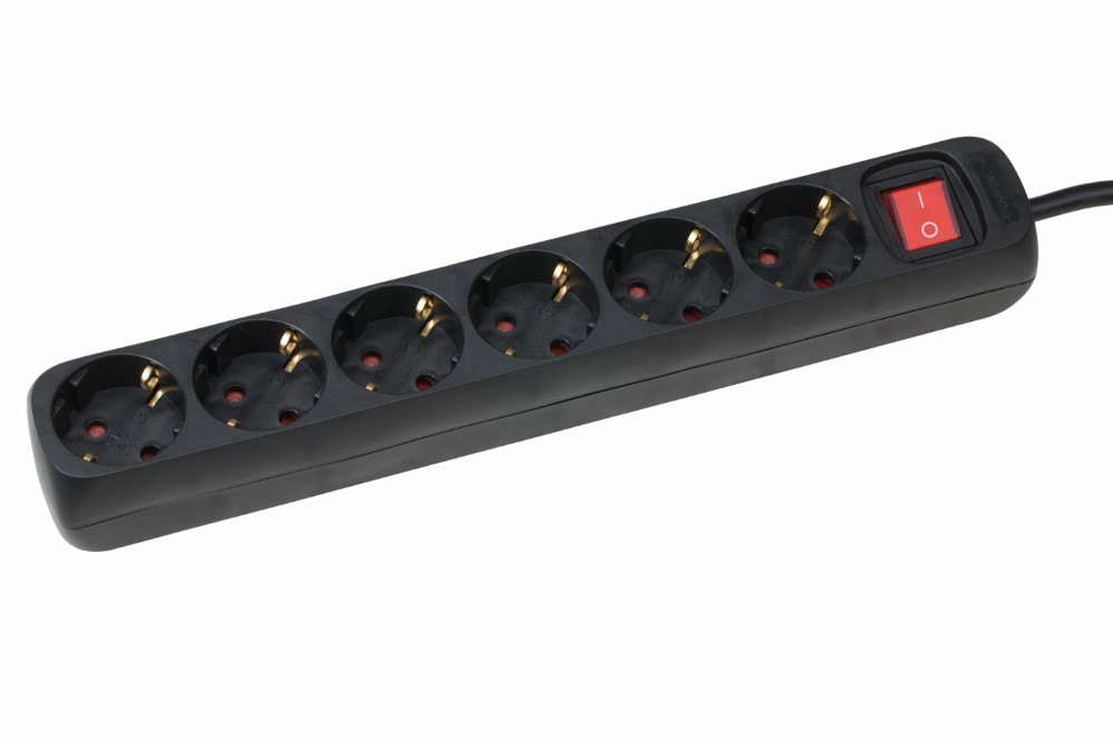 [21220] 21220 Allonge électrique multiprise 5 prises avec interrupteur