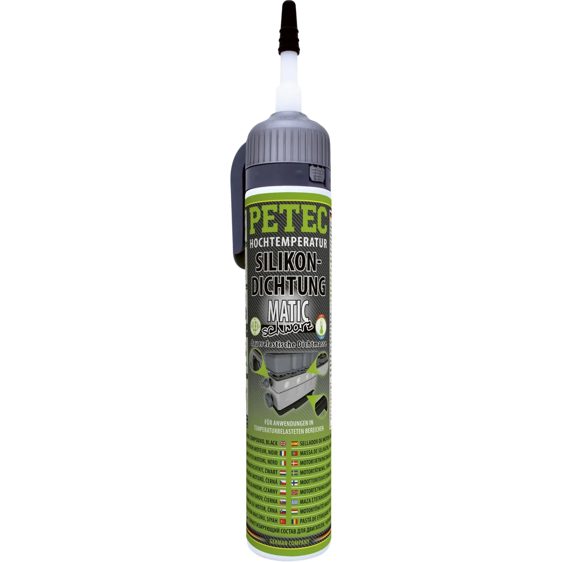 97720#Petec Mastic d'étanchéité pour Moteur, Noir 200ml