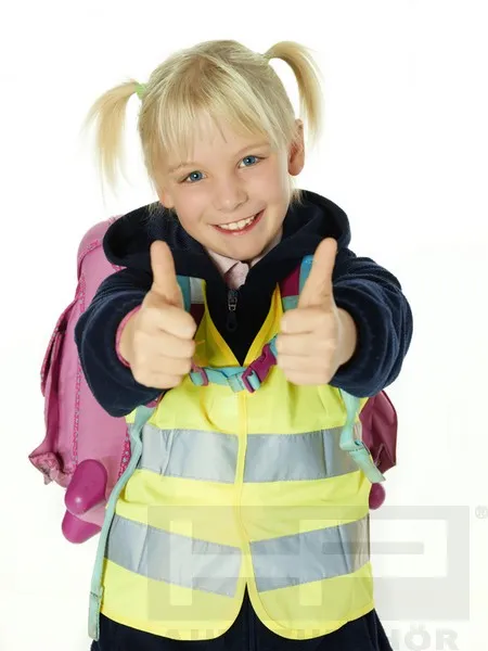 10476#HP Gilet fluo enfant 130 - 140 CM