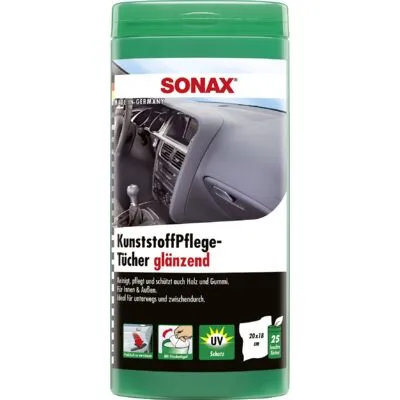 0412 1000#SONAX Lingettes pour plastiques