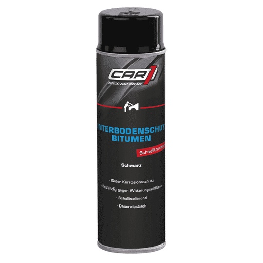 [CO3612] CO 3612 CarOne Antigravillon noir 500ml en spray (Protection bas de caisse)