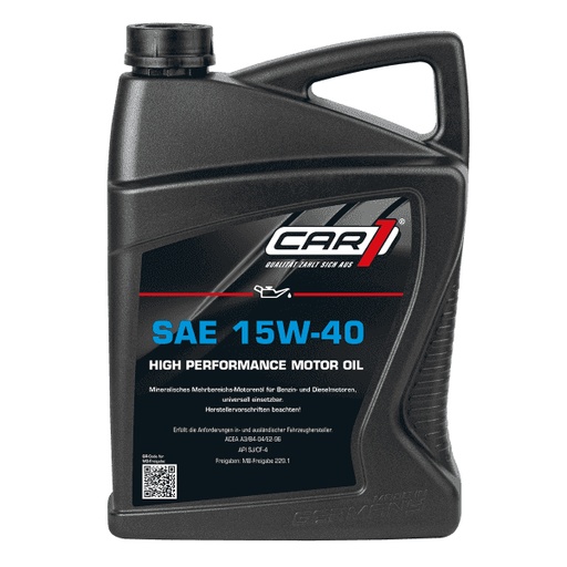 [CO1004] CO 1004 Car1 Huile minérale Multi SAE 15W40 5L