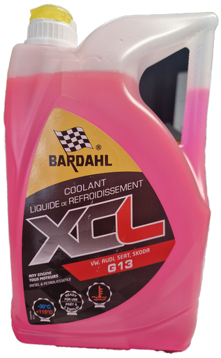 [36633] 36633 Bardahl XCL G13 LIQUIDE DE REFROIDISSEMENT - 30° 5L (prêt)