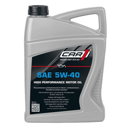 [CO1014] CO 1014 Car1 Huile SAE 5W40 5L