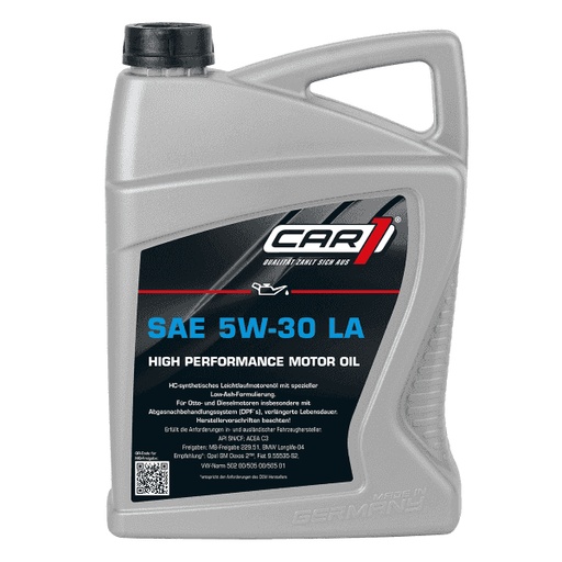 [CO1029] CO 1029 Car1 Huile SAE 5w30 LA 5L