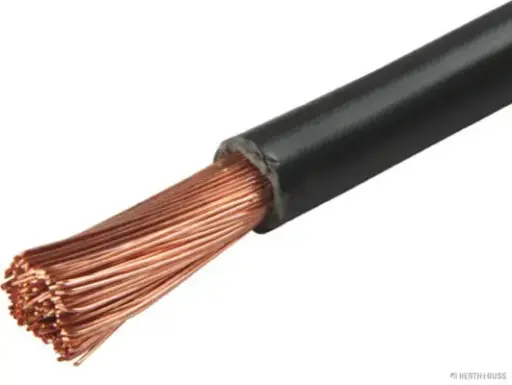 [51275115000] 51275115000 Câble électrique 35mm² noir (prix au mètre)
