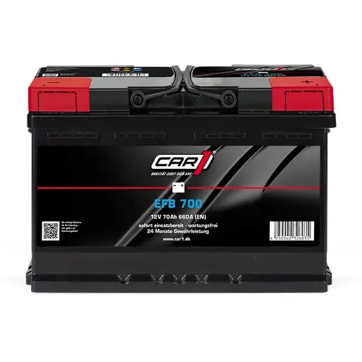 [EFB700] EFB 700 Batterie EFB de démarrage pour véhicules avec fonction Stop/Start 278mm/175mm/190mm