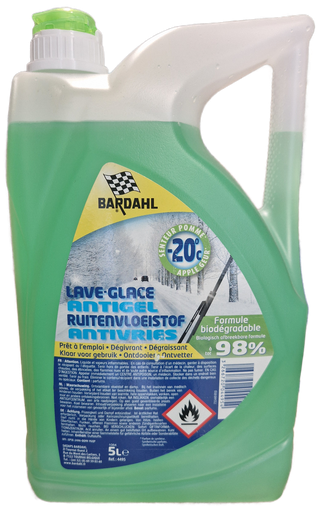 [4495] 4495 Bardahl Lave-glace pomme (prêt à l'emploi) 5L 
